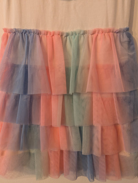 Girl's Rainbow Tutu Party Dress