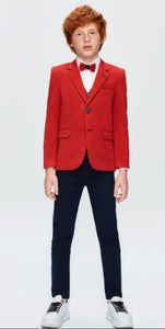 Boys Red &Tartan Suits