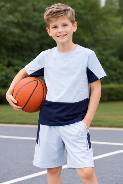 Boys lightweight tshirt and matching short set