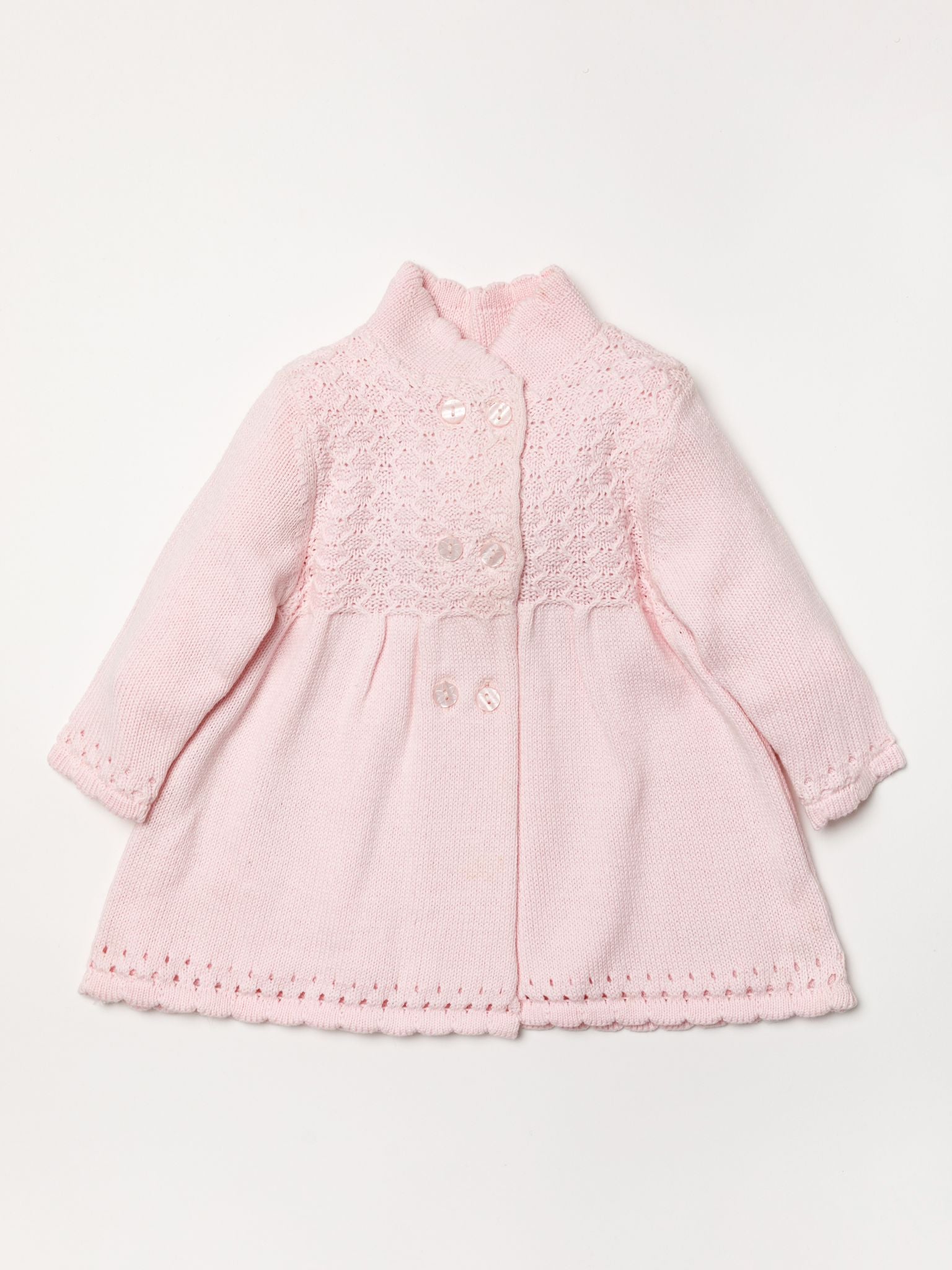 Baby Girl's Baby Pink Knitted coat