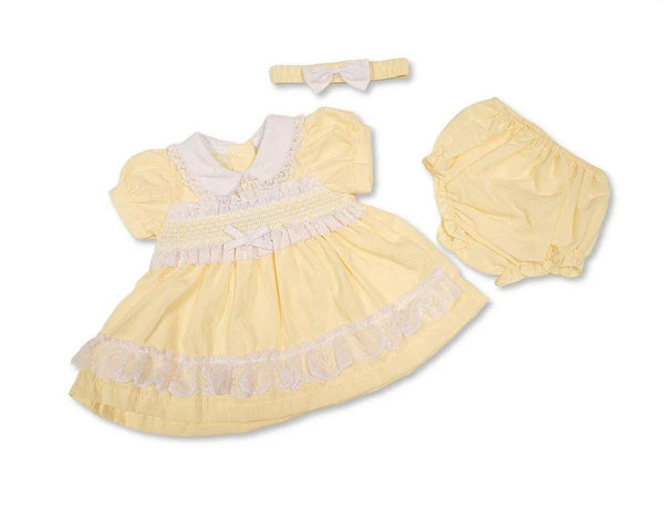 Baby girls lemon dress set