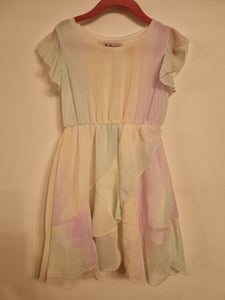 Girl's Mint Pastel Ruffle Dress
